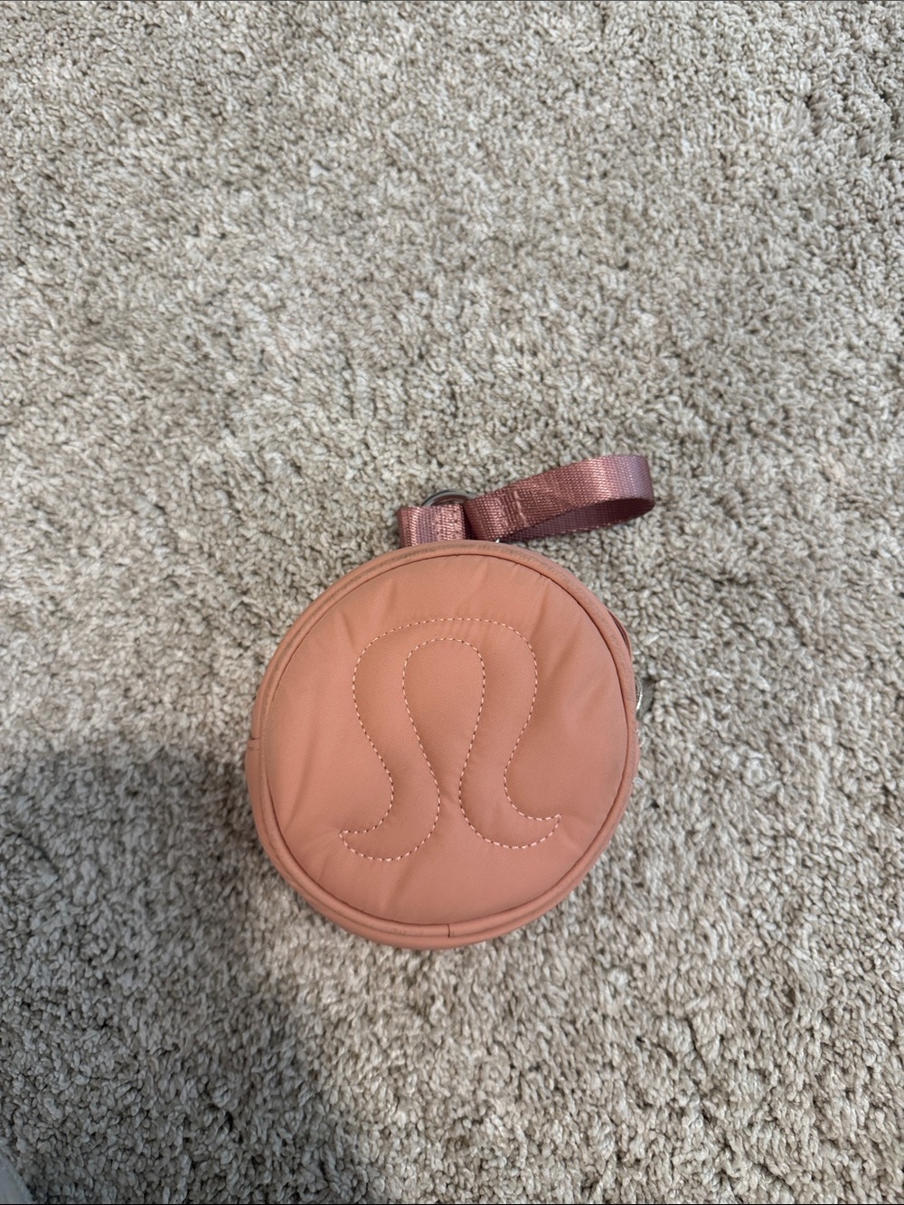 lululemon athletica Round Wristlet Pouch in Dusty Peach